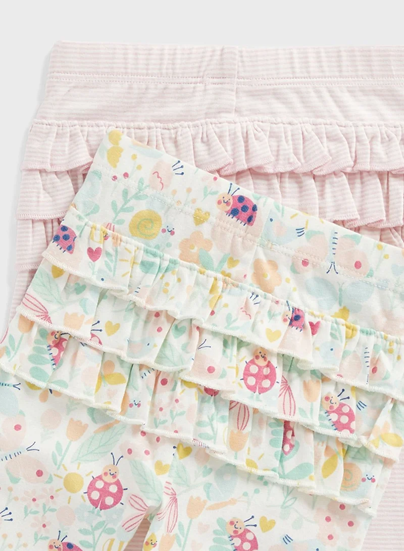 mothercare Infant 2 Pack Assorted Leggings