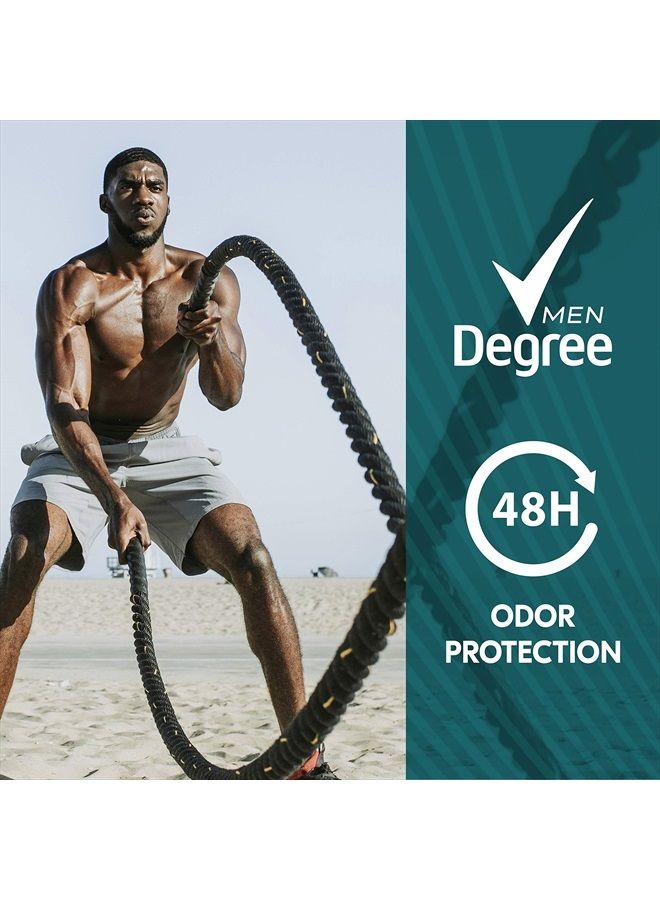 Degree Men Antiperspirant Deodorant Stick 48 Hour Sweat and Odor Protection Cool Rush Men's Deodorant Keeps You Feeling Fresh and Dry, 2.7 Ounce (Pack of 2) - Image 2