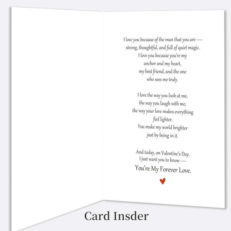 Beixian Husband Valentines Day Card, Romantic Valentines Day Cards Gifts for Husband from Wife, Funny Valentine's Day Gifts for Him - Image 2