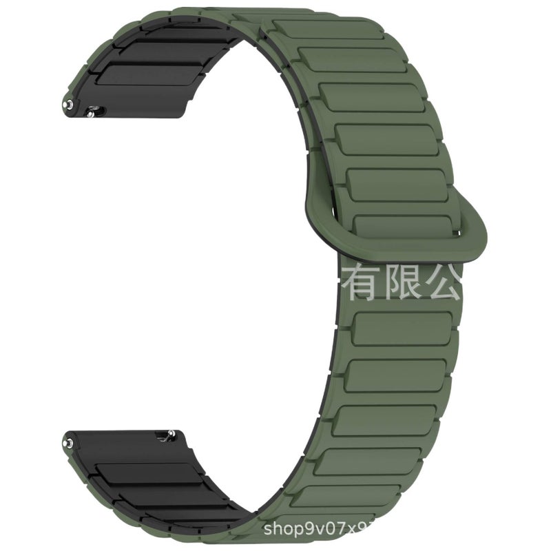 سوار ساعة ذكية رياضي من السيليكون متوافق باللون أسود قابل للتعديل مع Samsung Galaxy Watch 7 بملاءمة قابلة للتعديل وحزام ناعم للاستبدال اليومي للسفر للمكتب خفيف الحمل - Image 1