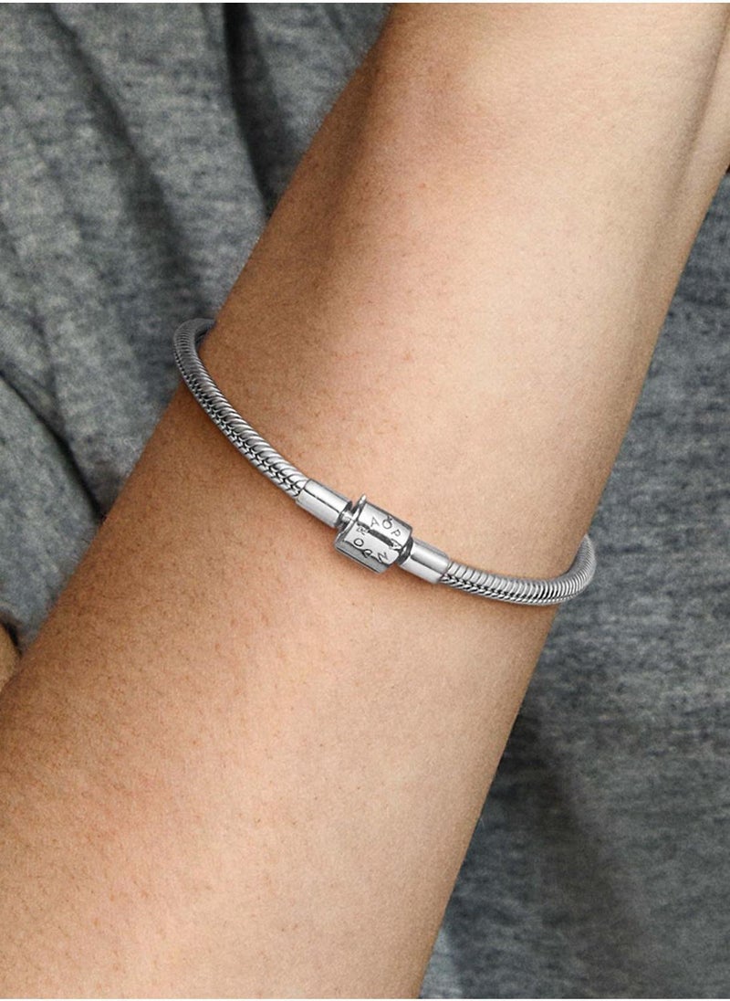 باندورا سوار بسلسلة ثعبان مزوّد بقفل أسطوانيّ من تشكلية باندورا مومنتس - Image 5