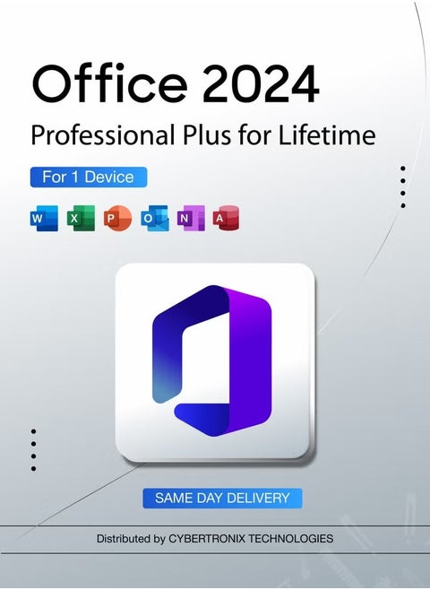 Office 2024 Professional Plus - Lifetime Subscription for 1 Device | Digital License | Same Day Delivery