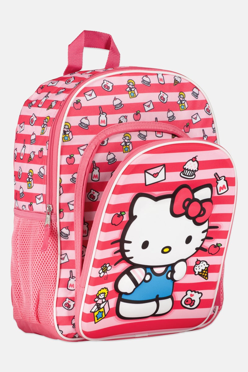 Hello Kitty حقيبة ظهر بنات للأطفال بطبعة جرافيك، متعددة الألوان - Image 3