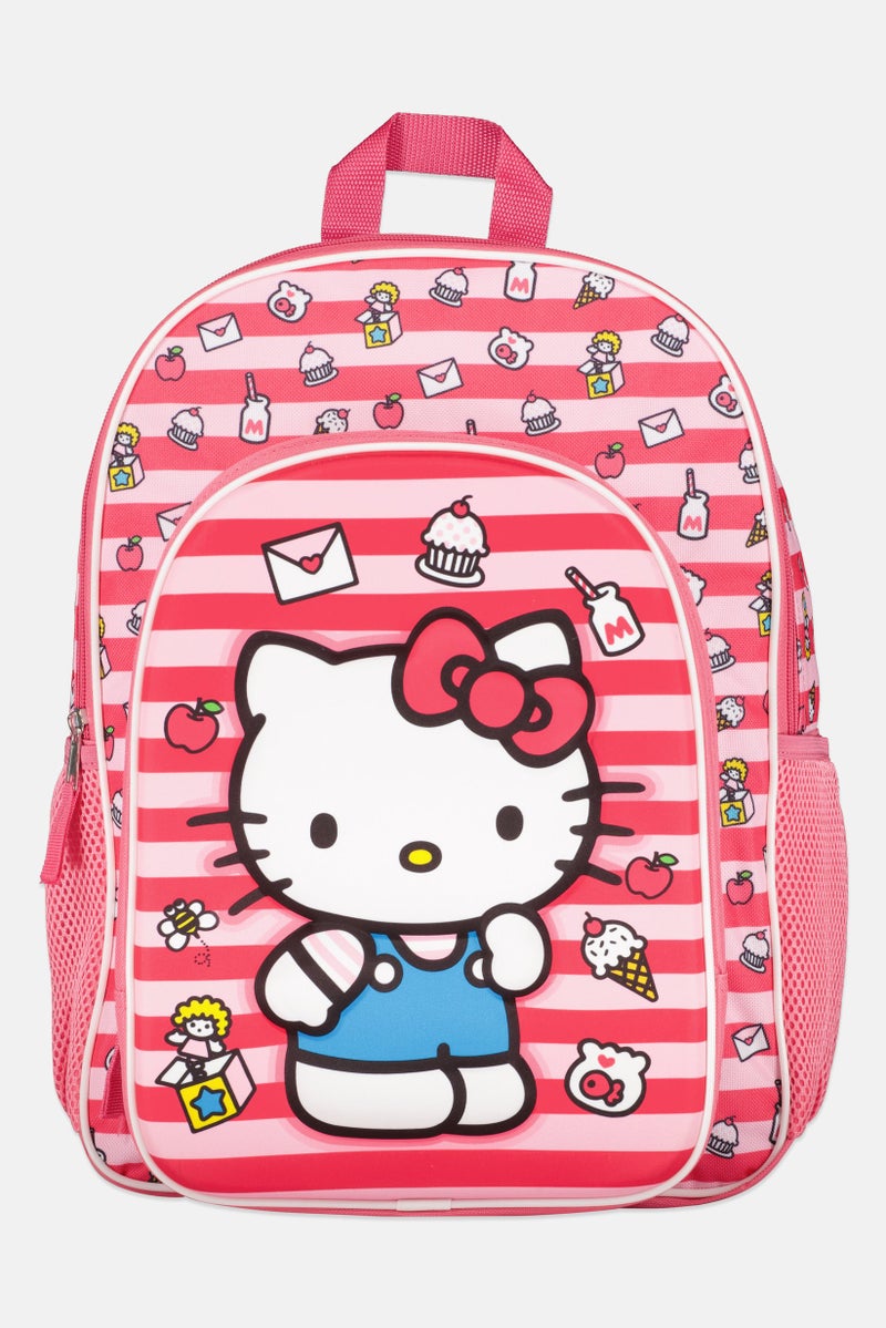 Hello Kitty حقيبة ظهر بنات للأطفال بطبعة جرافيك، متعددة الألوان - Image 1