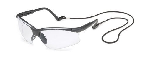 Gateway Safety 16GB79 Scorpion Adjustable Safety Glasses, Clear Anti-Fog Lens, Black Frame - Image 1