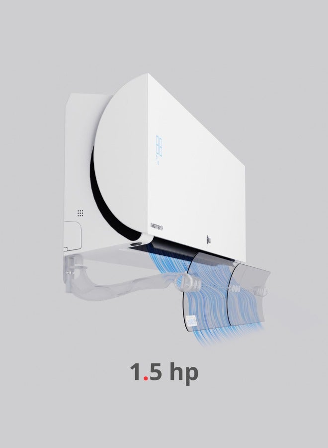 Garkoo Split air conditioner fan and distributor, adjustable from 70 cm to 85 cm (1.5 HP), (transparent color), classic, size 2 pieces (50 length - 25 width) - Image 1