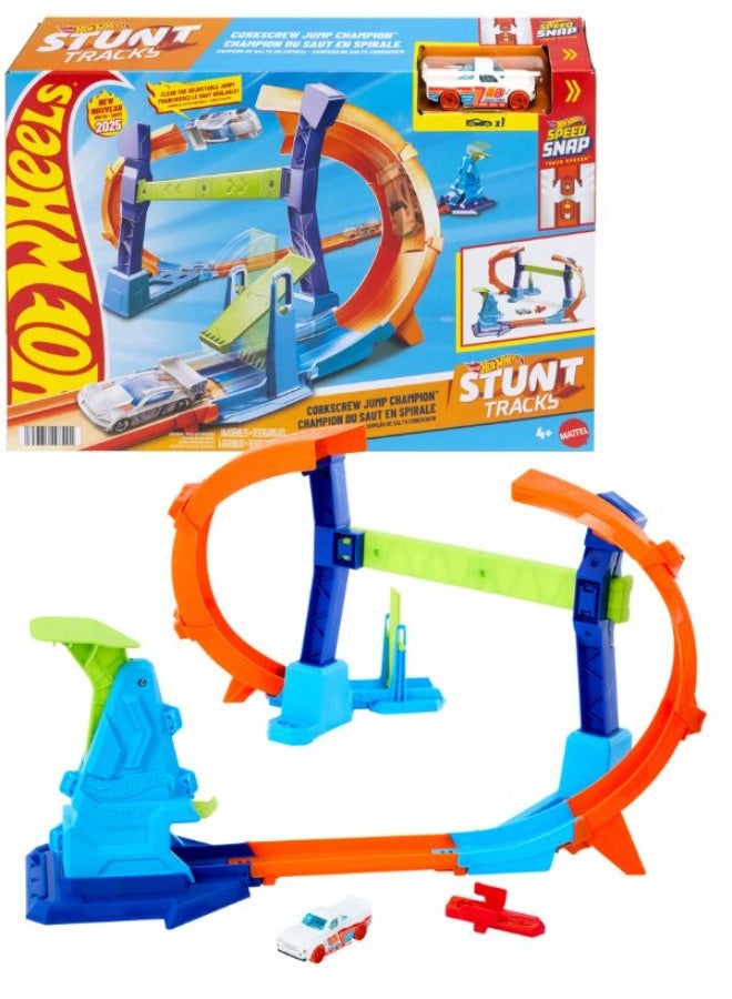 Hot Wheels سيارات هوت ويلز أكشن قفزة اللولب البطل JFH36 - Image 3