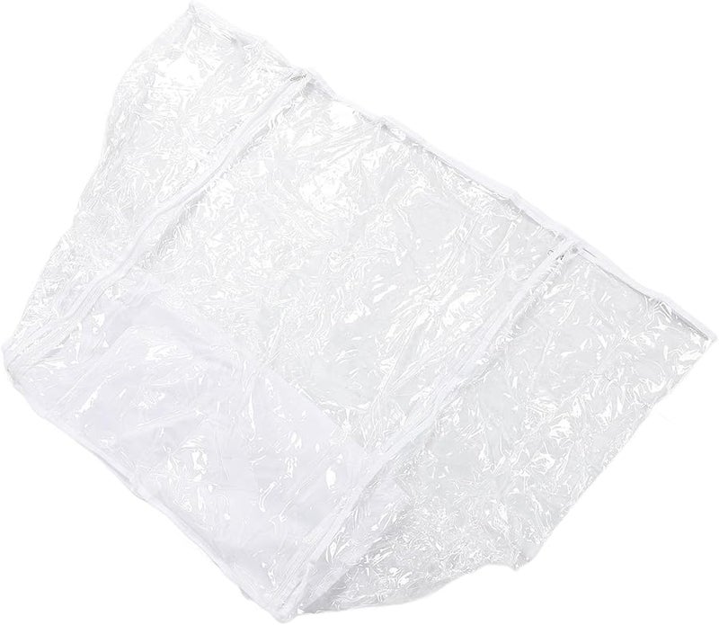 20 حامل صواني قابل للطي شفاف من PVC متعدد الطبقات لتغطية المطبخ والمطعم - Image 2