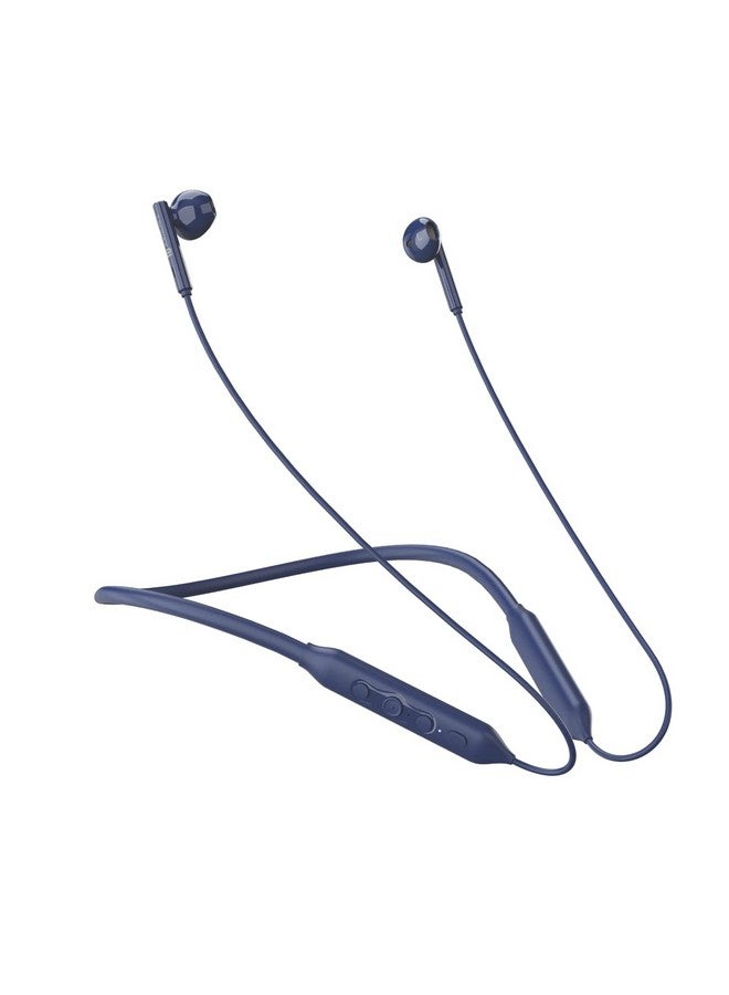 Portronics Harmonics Z5 Wireless Bluetooth Stereo Headset with 33Hrs Playtime, Double EQ Mode, 14.2 mm Dynamic Drivers, Click Action Buttons(Blue) - Image 1