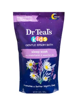 Kids Gentle Epsom Bath Sleep Soak with melatonin and Essential Oil Promote Better Sleep 909gram