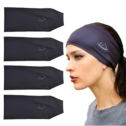 myMareCo Equestrian Headbands for Women, Under Riding Helmet Bands, Sportswear Wide Hair Wrap Suitable for Use with Bike Helmets, Yoga & Hiking - Image 1