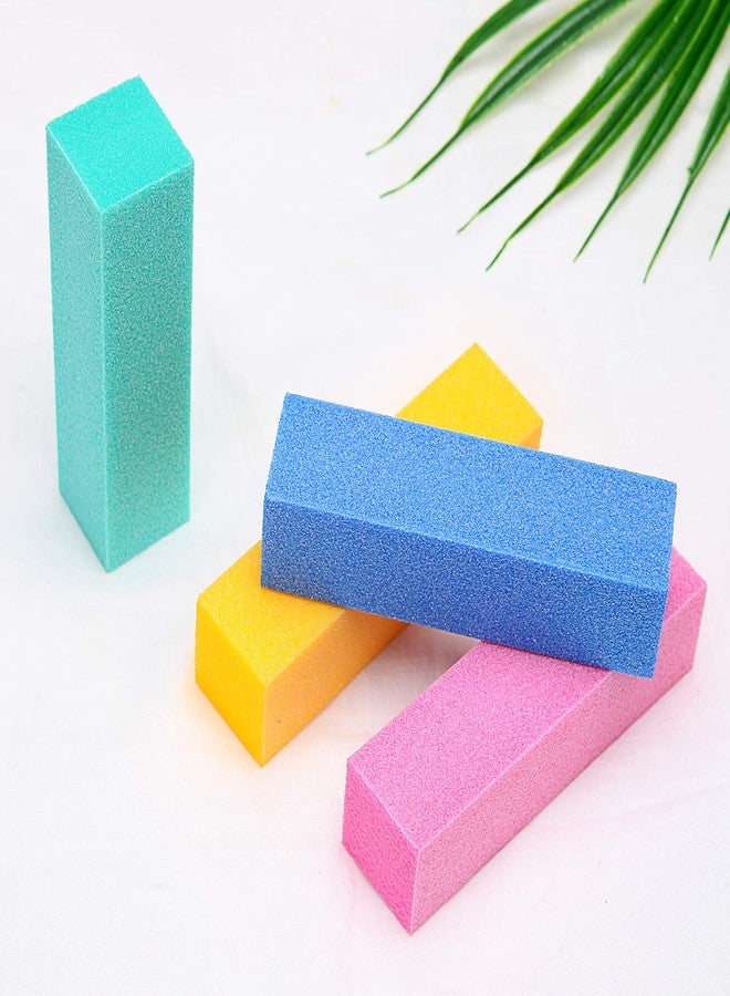 Senkary 12 Pack Nail Buffer Block 4 Sided Professional Nail File Sanding Block Buffing Blocks for Natural and Acrylic Nails (Multi-Colored) - Image 4