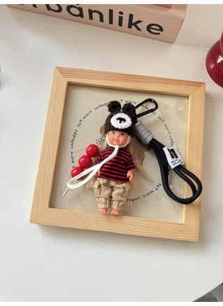 Bear headgear sugar-coated hawthorn doll pendant