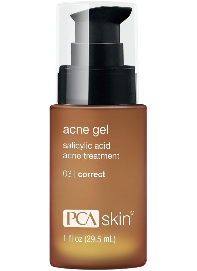 PCA SKIN Acne Spot Treatment Facial Gel - 2% Salicylic Acid Brightening Face Serum For Excess Oil, Breakouts & Dark Spots (1 Fl Oz)  - Image 1