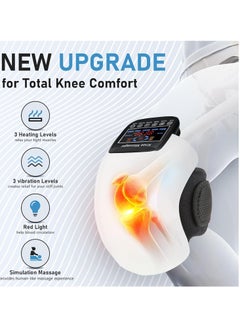 ELTRAZONE 4-in-1 Knee Massager – Cordless Rechargeable Device with Heat, Vibration, Red Light, & 3D Massage for Pain Relief – Portable Christmas Gift for Family & Friends  - Image 2