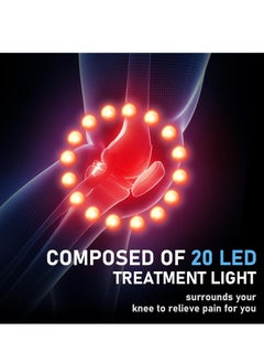 ELTRAZONE 4-in-1 Knee Massager – Cordless Rechargeable Device with Heat, Vibration, Red Light, & 3D Massage for Pain Relief – Portable Christmas Gift for Family & Friends  - Image 3