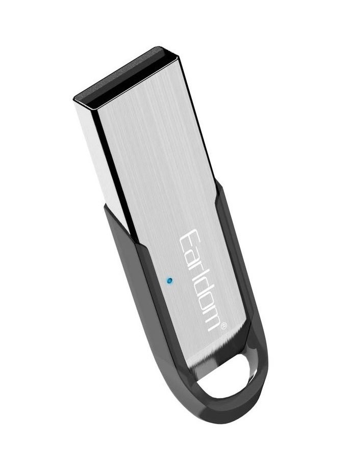 NEW Wireless Audio Receiver Adapter with Microphone – ET-M73 Bluetooth Receiver for Hands-Free Calls u0026 Music Streaming (Silver u0026 Black)