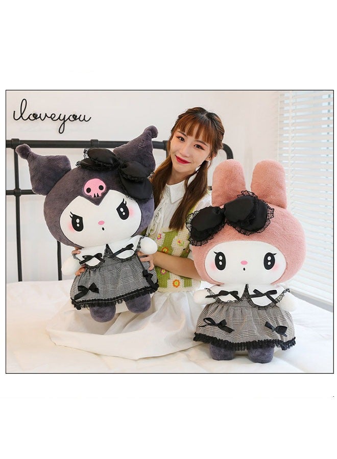 Cartoon Sanrio Kuromi pillow plush doll toy skin-friendly soft doll adult and child birthday gift (height 55 cm) - Image 4