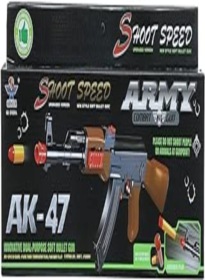 بندقية قتالية سريعة من طراز AK47 للأولاد