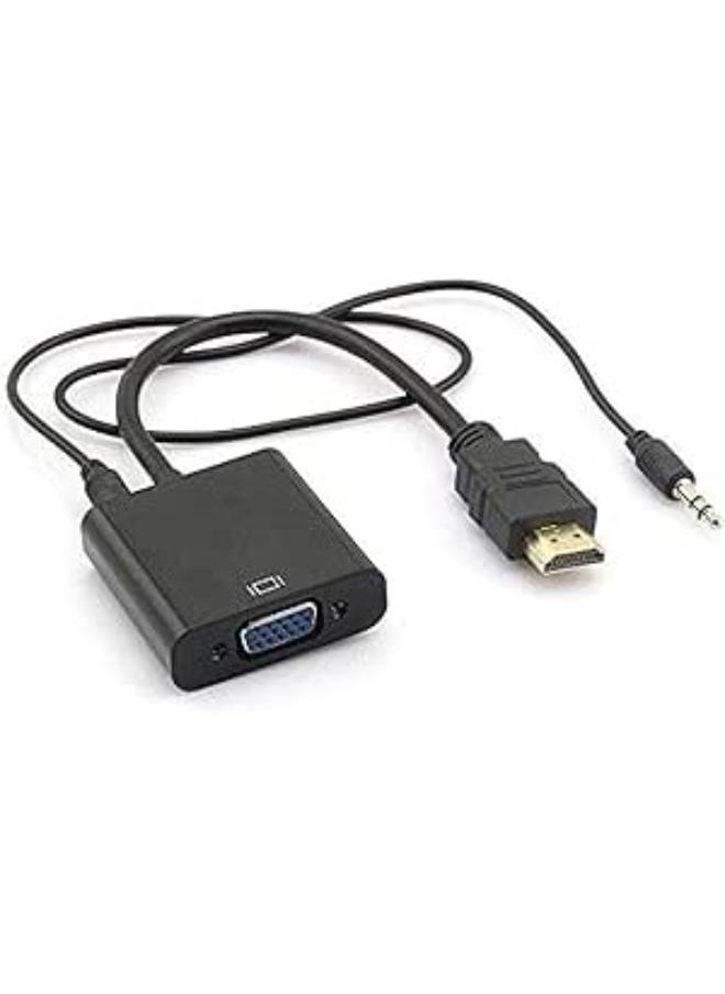 Generic - Generic HDMI to VGA with Audio Converter Connect your HDMI device up to a VGA port with Audio Supports 1080p Full HD - Image 1