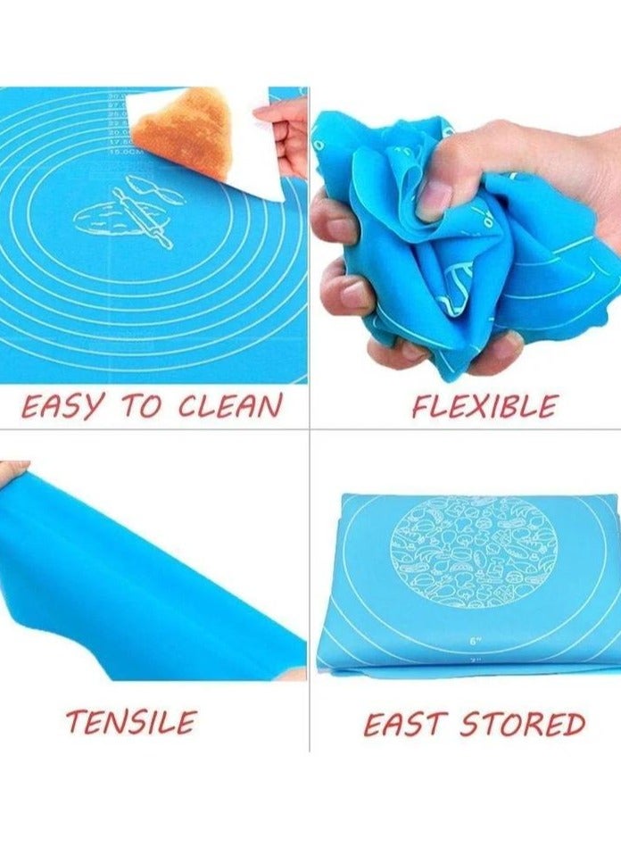 Precise Silicone Rolling Mat - Multicolored and Non-Stick  - Image 5