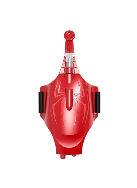 Extraordinary return infrared spider silk-spitting transmitter, one-click launch, recycling to satisfy the child's hero dream