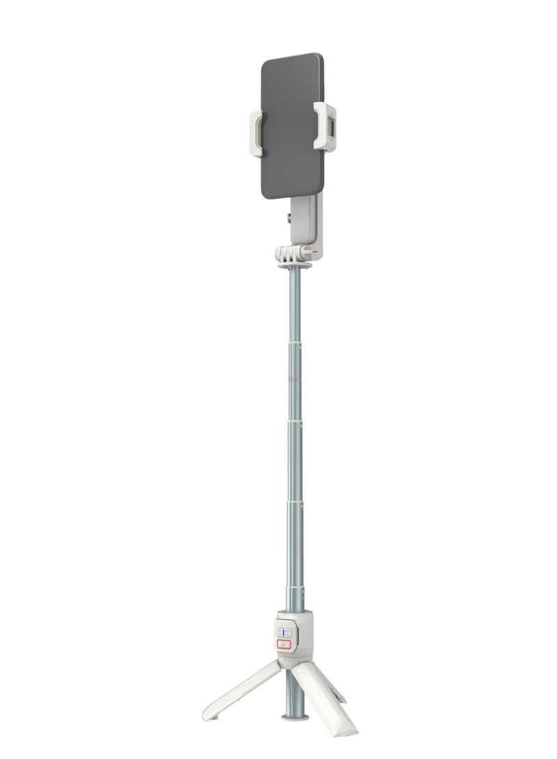 A10 variable 3-axis handheld anti-shake fill light extension selfie stick mini tripod gimbal stabilizer mobile phone stand tripod  - Image 1