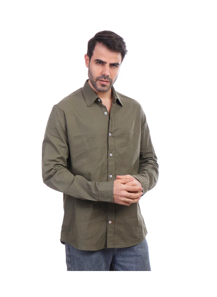 Coup Coup - Linen Shirt With Long Sleeves