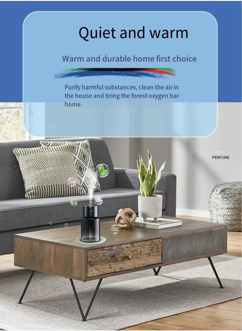 DUSALA 2025 Upgraded 140ml Intelligent Car Air Fragrance Diffuser – Electric Aromatherapy Spray Machine with Starry Sky Projection, Long-Lasting Natural Scent, Glass Bottle Design – for Car, Home, Office & Hotel (USB Plug-In, Portable, 5V/1A) - Image 4