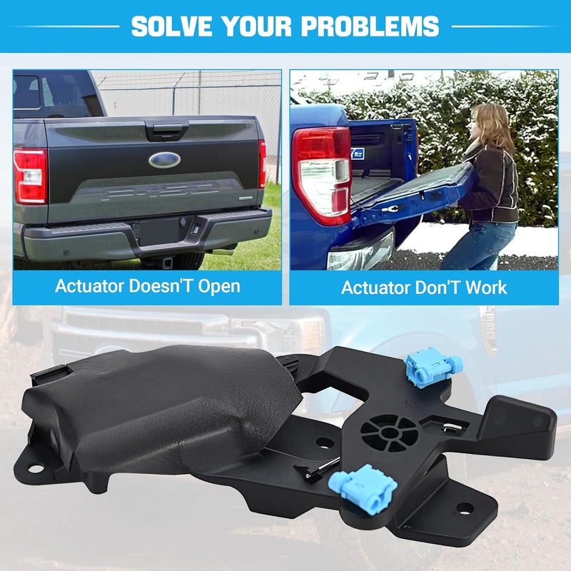 Yikesai محرك قفل الباب الخلفي الكهربائي Yikesai لسيارات فورد F150 و F250 و F350 من 2017 إلى 2021 - بديل# GC3Z9943170E - Image 4