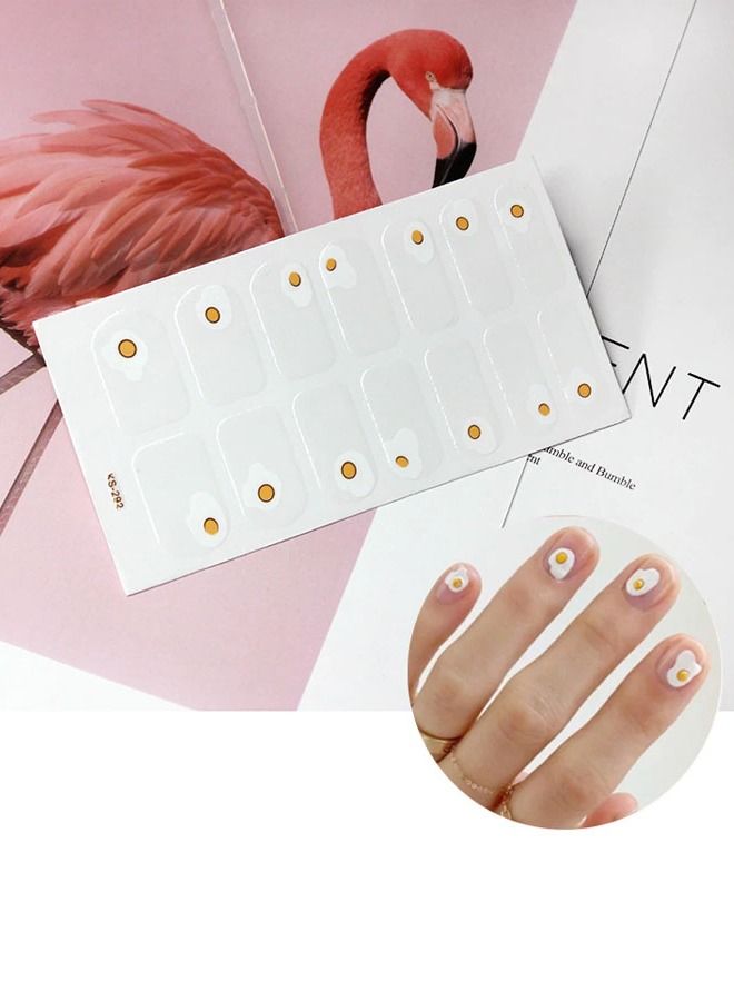 14-Pieces False Nails Sticker