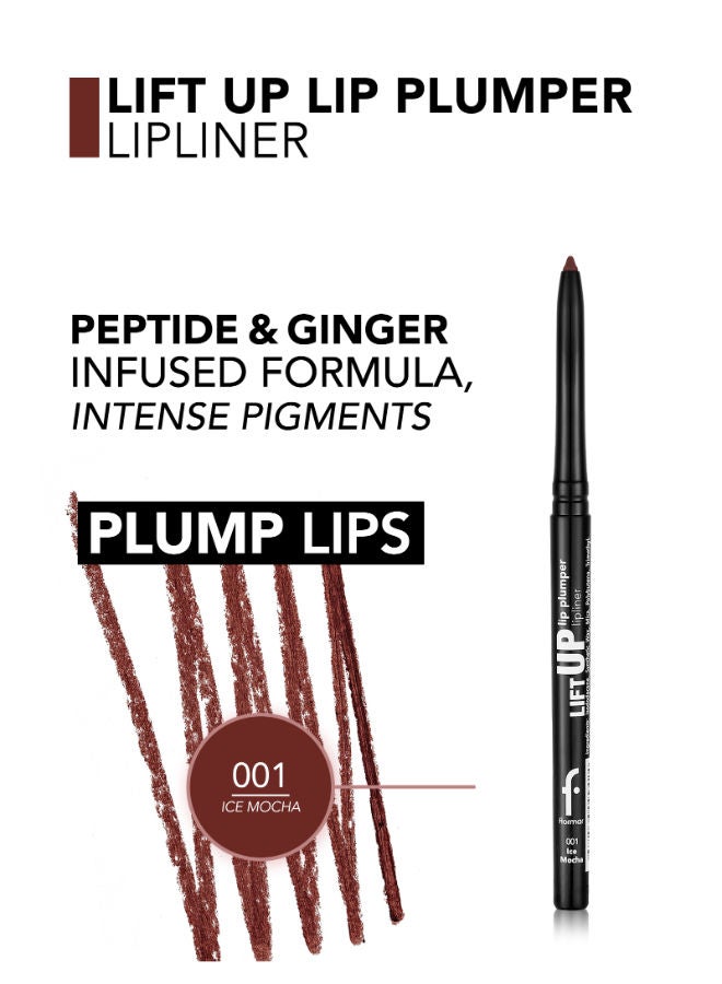 flormar Lift Up Lip Plumper Lipliner Ice Mocha 001 - Image 5