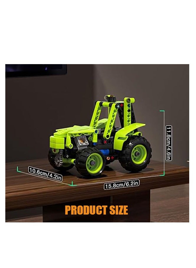 mould king Farm Car Models Tractor Building Toys, 24024STEM Engineering Model Cars Building Blocks Kit(242PCS), Collectible Construction Toys Farm Cars for Kids 8+  - Image 3