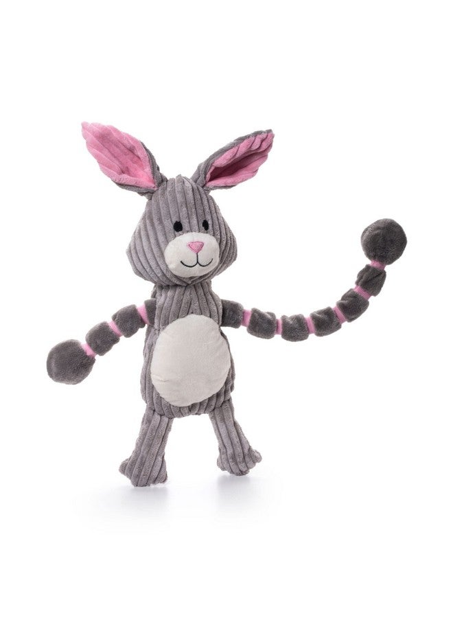 outward hound Thunda Tugga Bunny Plush & Squeaky Dog Tug Toy - Image 1