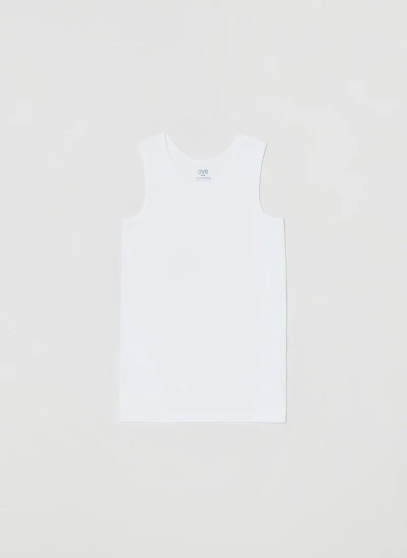 او في اس OVS Boys Tanktops - White