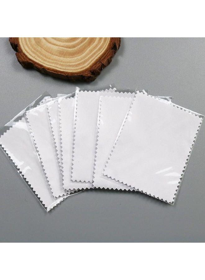 Ultrafine Fiber Lens Cleaning Cloth For Mobile Phones And Eyeglasses Customizable Logo Restaurant And Business Supplies-Color:6*8CM White Cloth OPP Transparent Bag Independent Packaging  - Image 3
