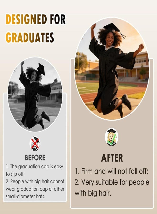 Macute Graduation Cap Headband Insert for Women & Men Prevents Cap Slipping During Ceremony | Graduation Cap Headband Accessories for University Graduates for Grad Cap Headband - Image 3