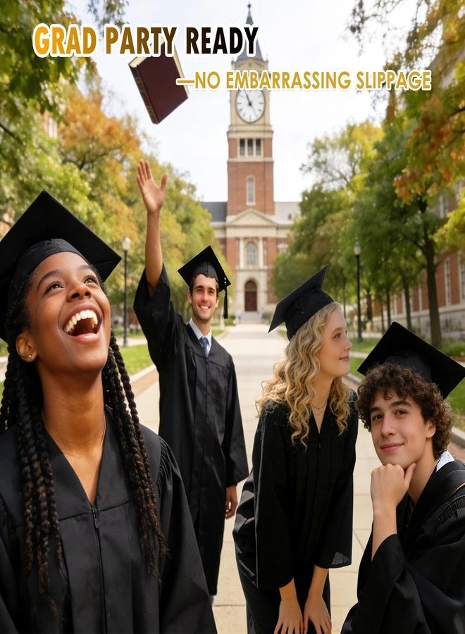 Macute Graduation Cap Headband Insert for Women & Men Prevents Cap Slipping During Ceremony | Graduation Cap Headband Accessories for University Graduates for Grad Cap Headband - Image 4