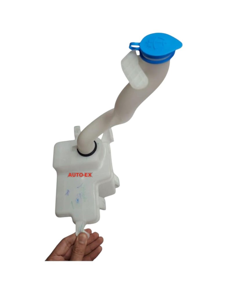 Auto-Ex خزان مضخة مياه المساحات زجاجة سائل غسيل الزجاج الأمامي متوافق / بديل لسيارة سويفت (سبتمبر 2011 إلى ديسمبر 2017) / سويفت دزير (فبراير 2012 إلى يناير 2017) / إرتيجا (2012 إلى أكتوبر 2018) - Image 1