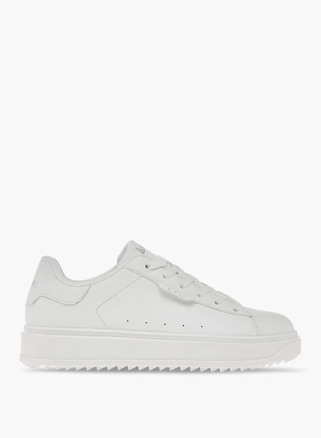 Lee Cooper Women's Panelled Sneakers with Lace-Up Closure