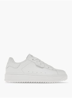 Lee Cooper Women's Panelled Sneakers with Lace-Up Closure  - Image 3