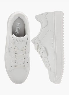 Lee Cooper Women's Panelled Sneakers with Lace-Up Closure  - Image 2