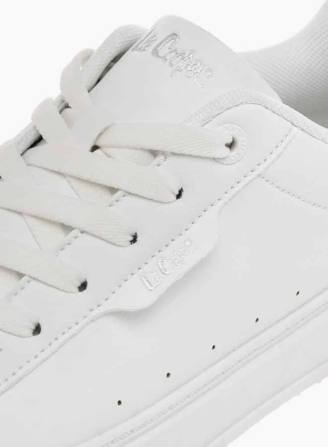 Lee Cooper Women's Panelled Sneakers with Lace-Up Closure