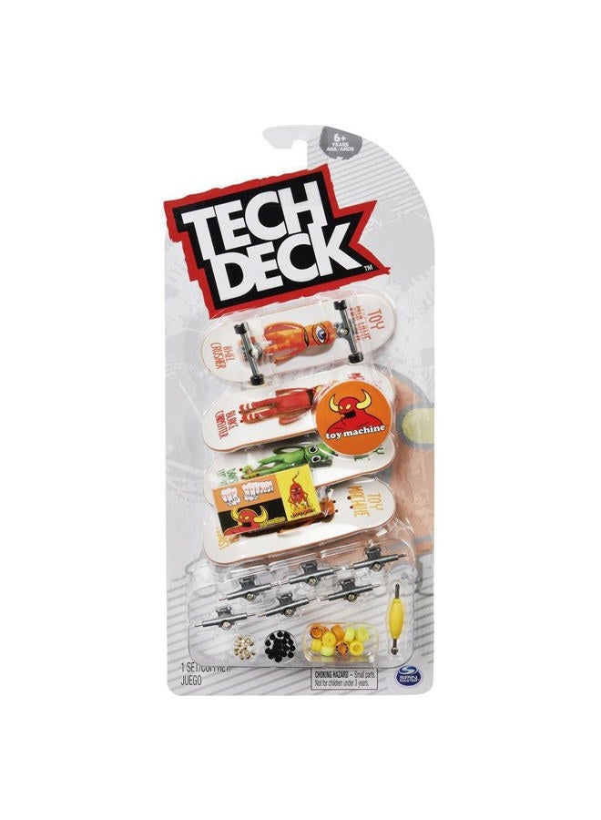 Tech Deck لعبة سبينماستر جيمز ألترا دي إل إكس لوح الأصابع، عبوة من 4 - Image 1
