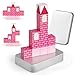 3 otters Magnetic Blocks 12PCS Princess Castle Travel Set STEM Magnet Cubes with Metal Storage Box PocketSized Building Toys for Kids Road Trip Airplane Gifts for Boys Girls - Image 2