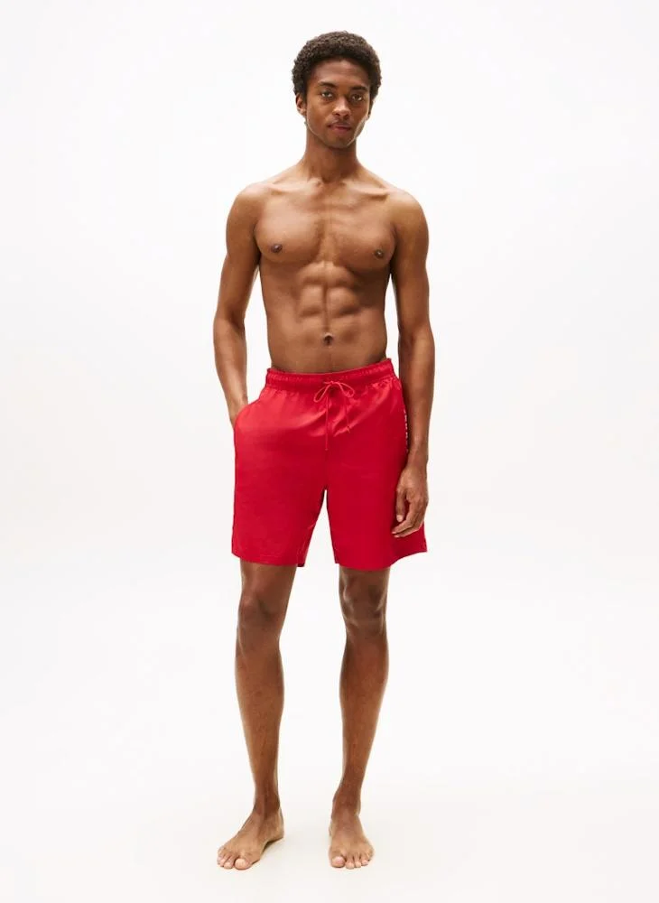 TOMMY HILFIGER  Original Logo Long Length Swim Shorts for Men | Best Price UAE