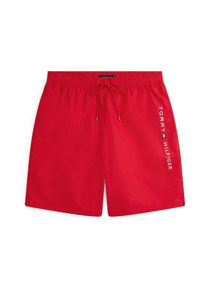 TOMMY HILFIGER  Original Logo Long Length Swim Shorts for Men | Best Price UAE