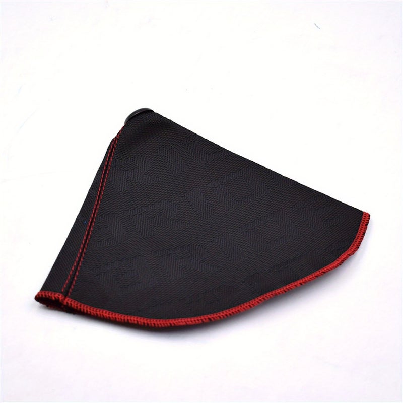 1 Pc Shift Lever Knob Boot Cover Durable Canvas Gear Shift Knob Protector With Non Slip Grip Scratch Dust Blue For Racing Standard Vehicles - Image 3