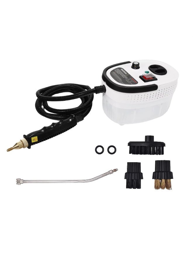 Steam Cleaner, 2500W Handheld High Pressure Steam Cleaner with 3 Brush Heads, Portable Steam Cleaner for Home, Furniture, Kitchen, Bathroom and Car Detailing - Image 1