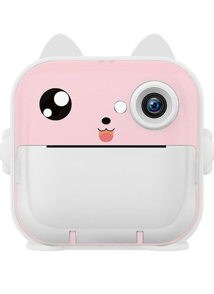 Portable Paper Film Zero Ink Instant Printing Selfie Thermal Camera Children Cameras Girls Boys Toys Photo Video Recording MP3 Player Multifunction Camera - Image 1